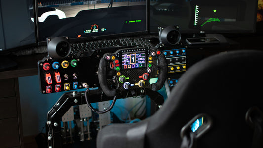 LMP PRO DIY Wheel on the sim rig