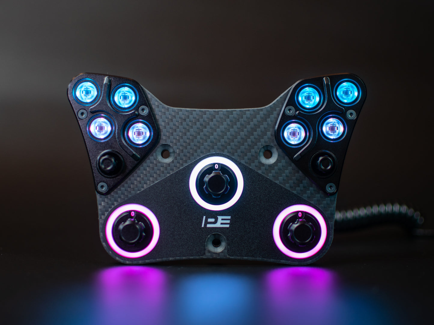 Dan Suzuki style lights on the RALLY Button Plate