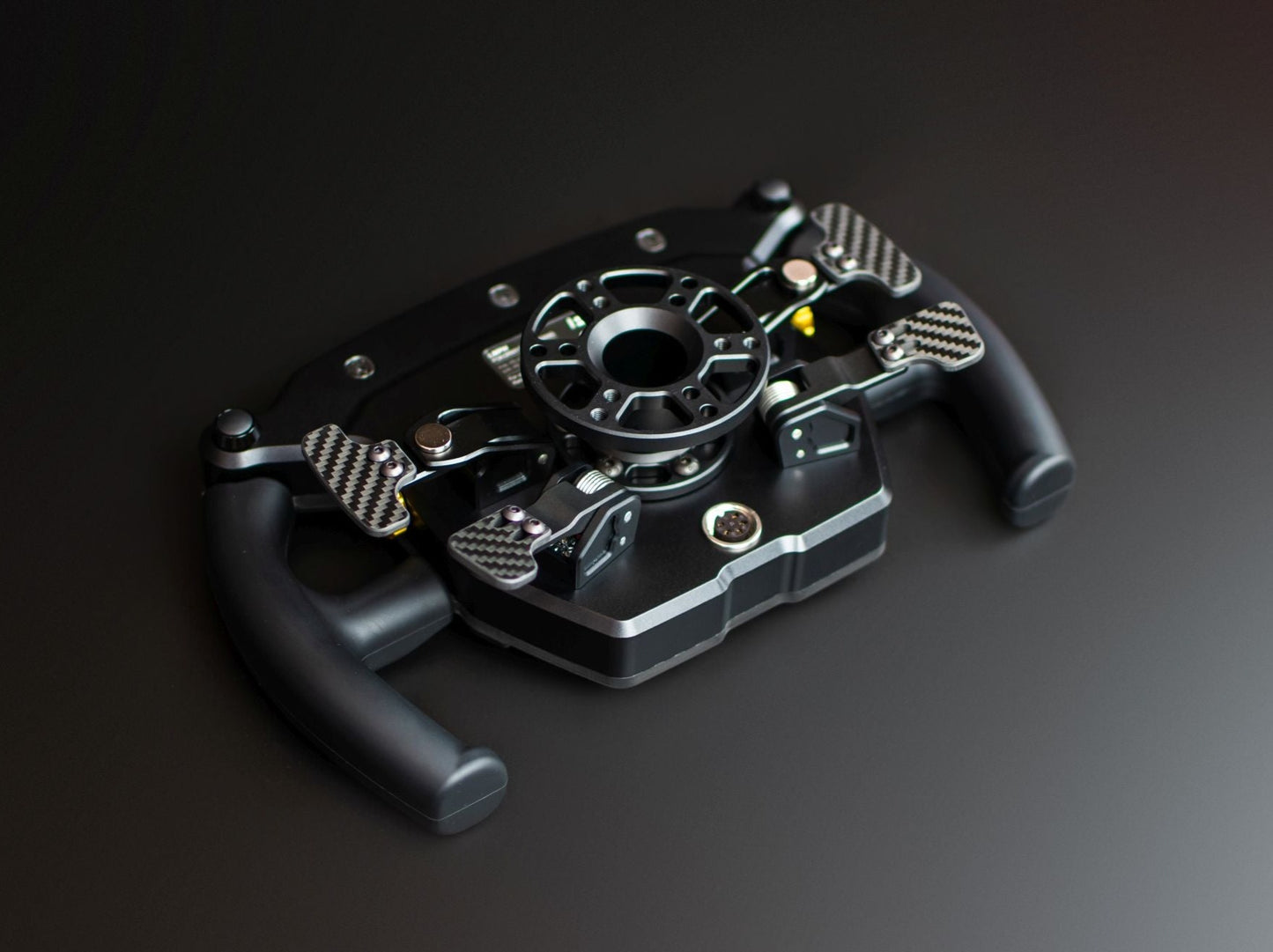 LMPH steering wheel back side with dual clutch