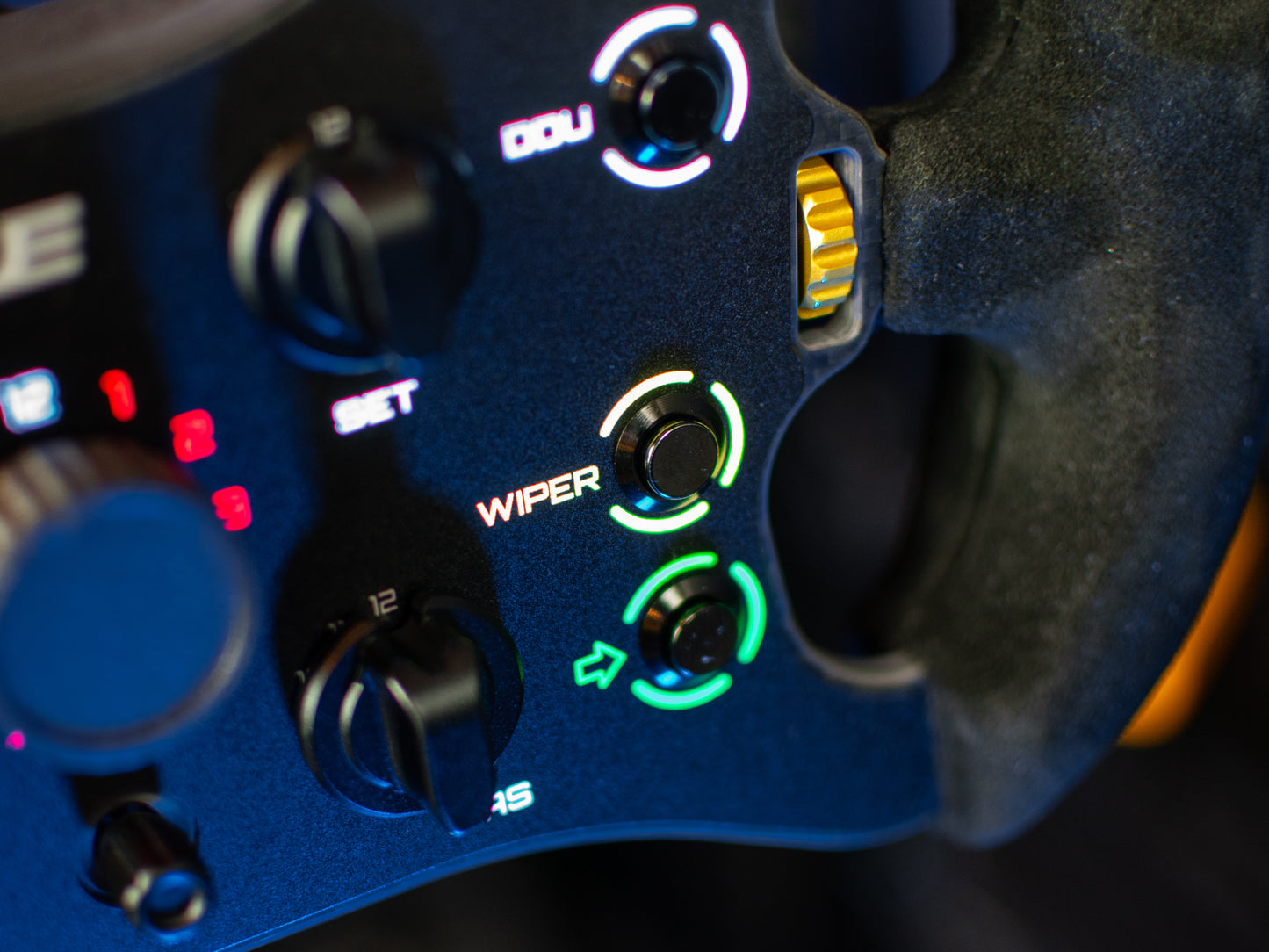 RGB backlight buttons on the 296 GT3 steering wheel DIY