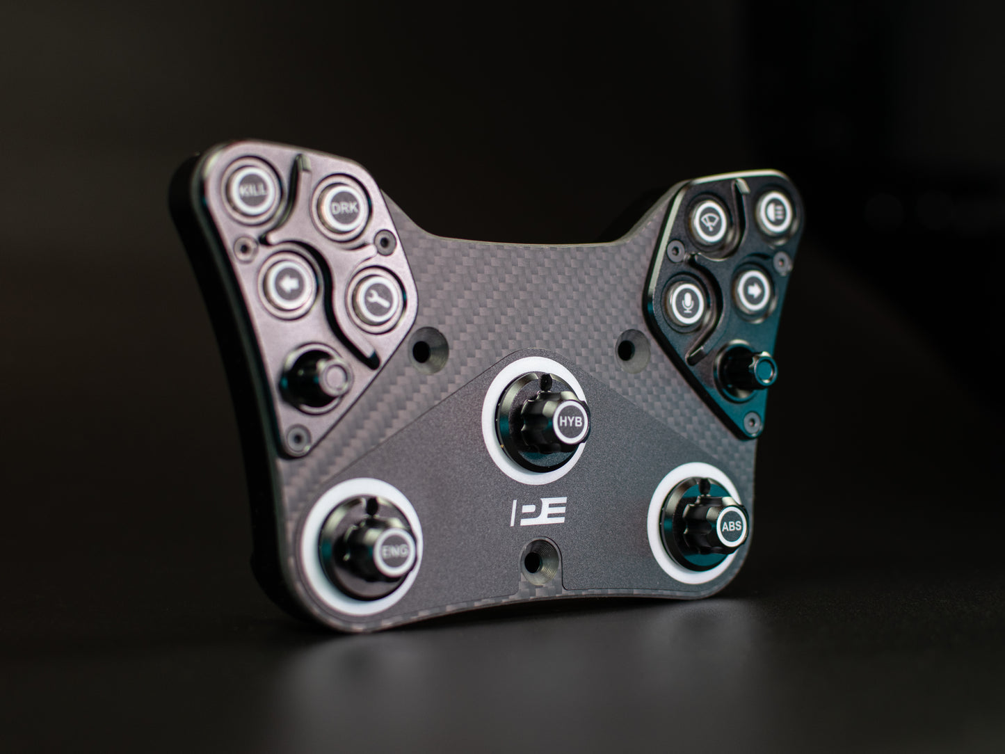 RALLY Button box with alu enclosure for WRC, nascar or turck simulator