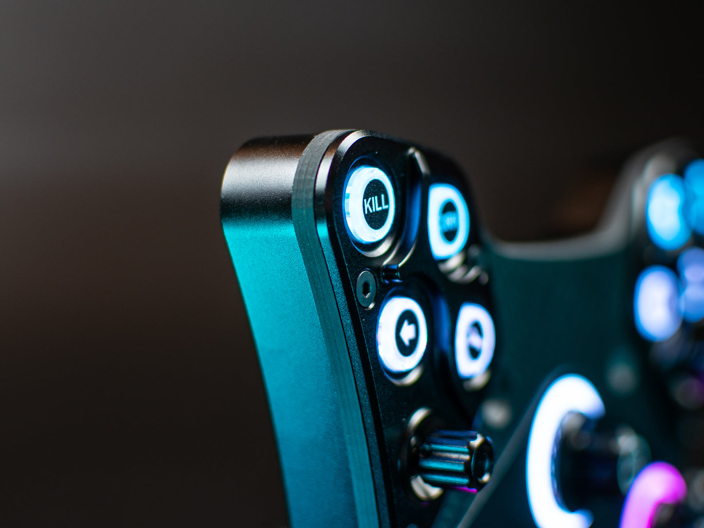 RGB Buttons on the RALLY button plate