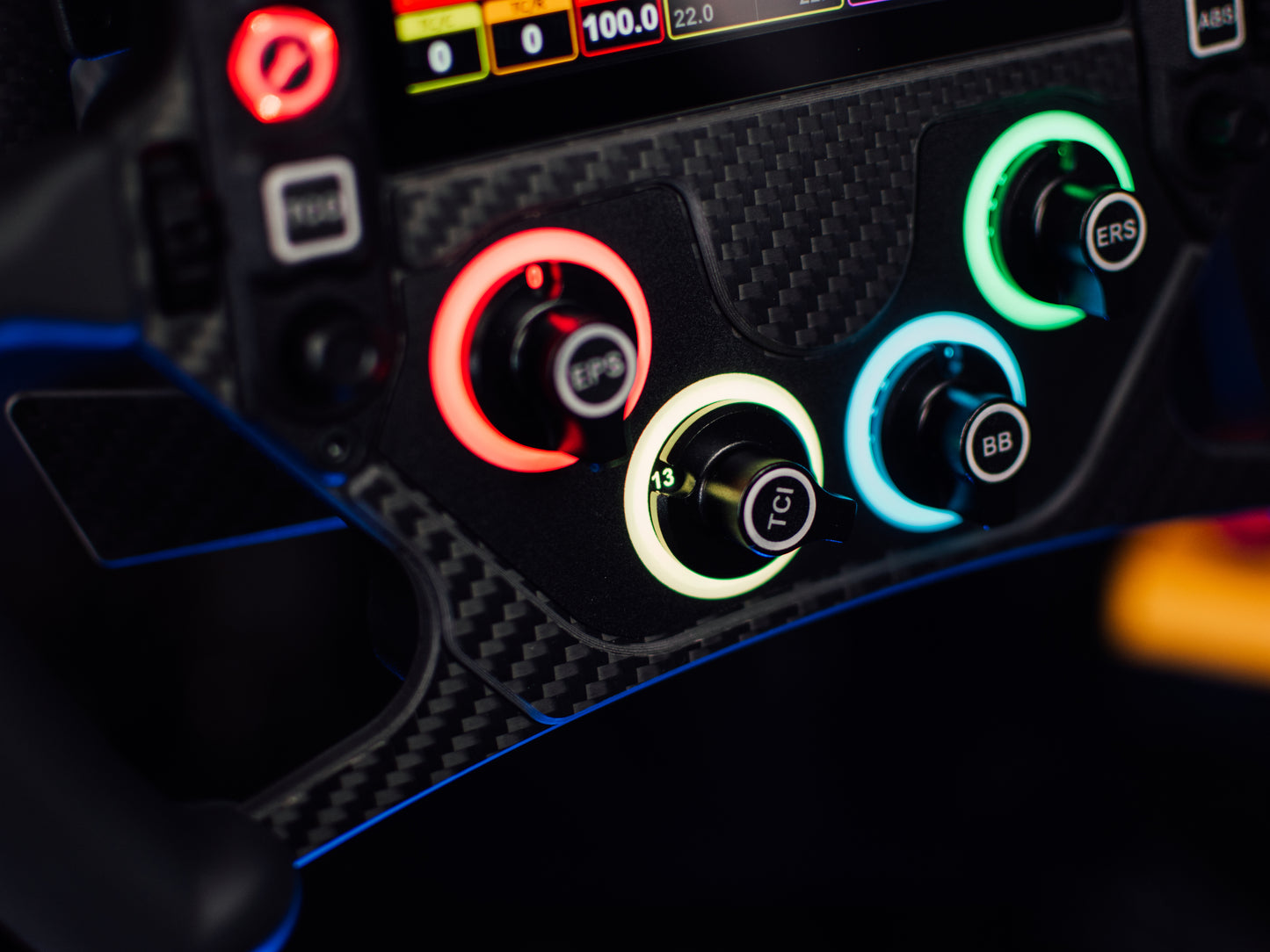 HYP-R DIY Hypercar Steering wheel RGB Rotary Encoders