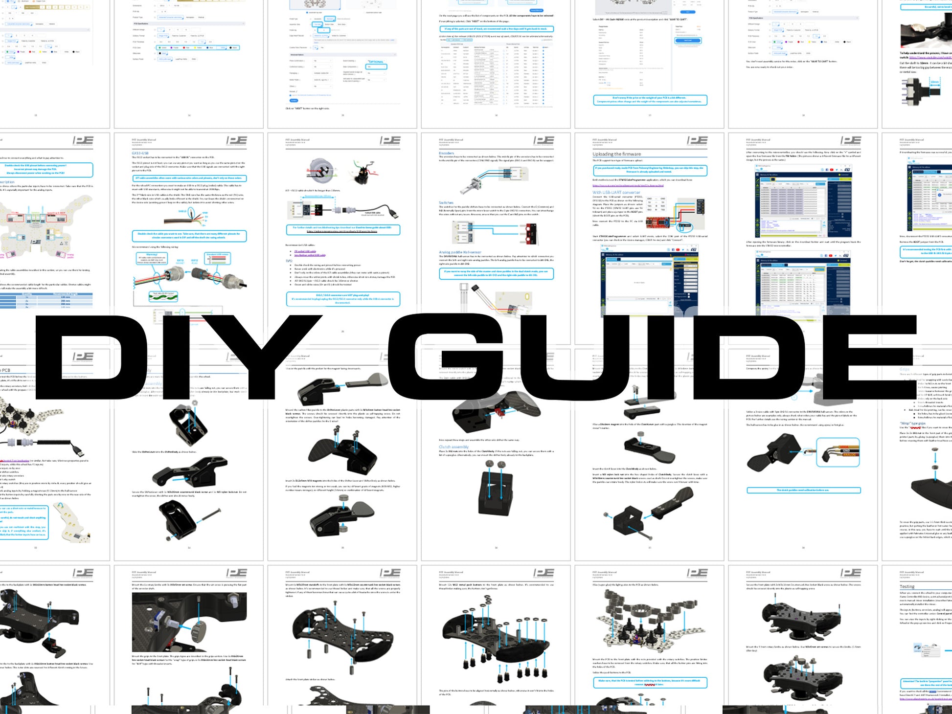 Step-by-step DIY assembly manual for the FGT GT3 replica steering wheel
