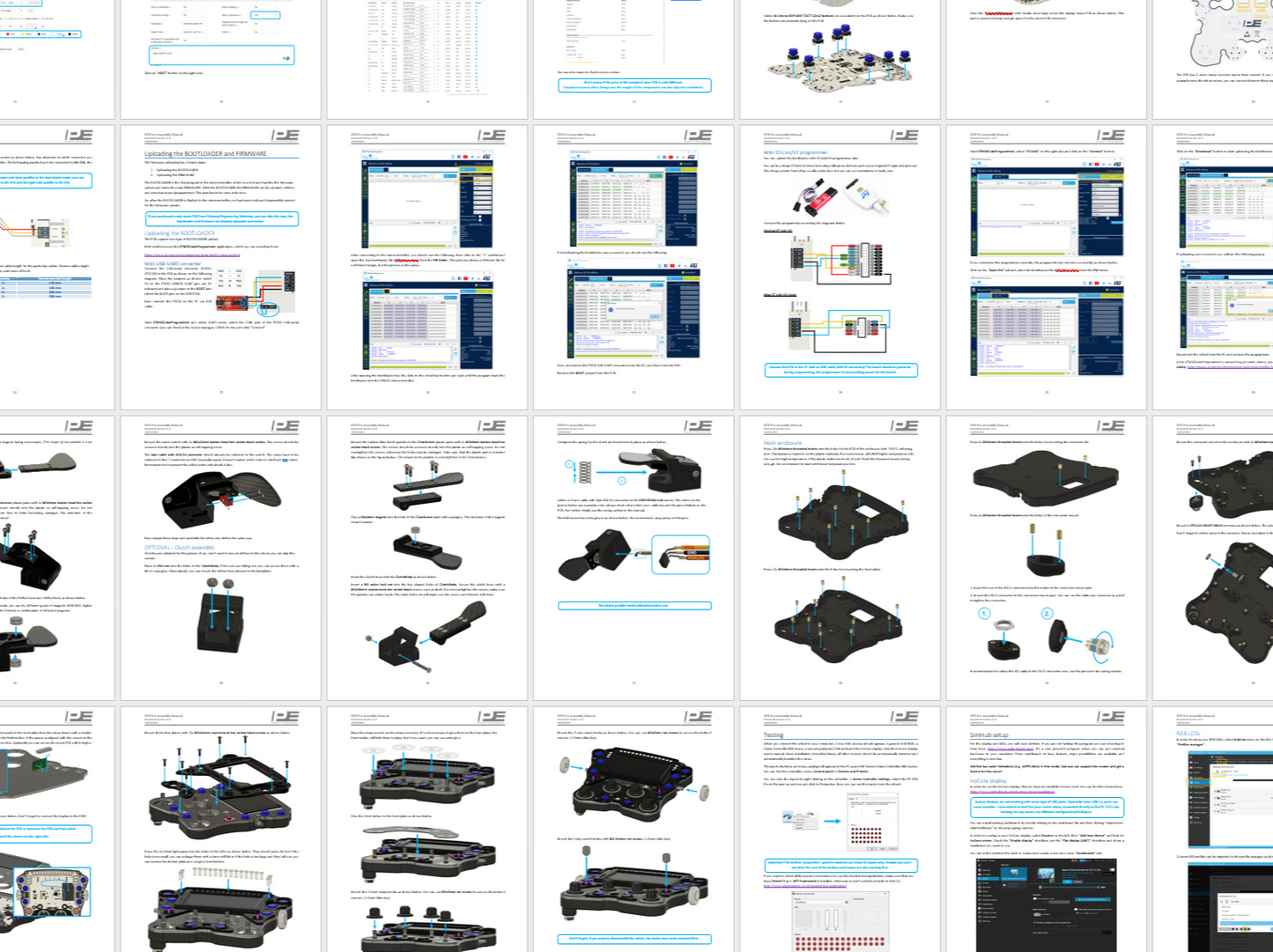 Detailed step-by-step DIY assembly manual for the GTB Pro