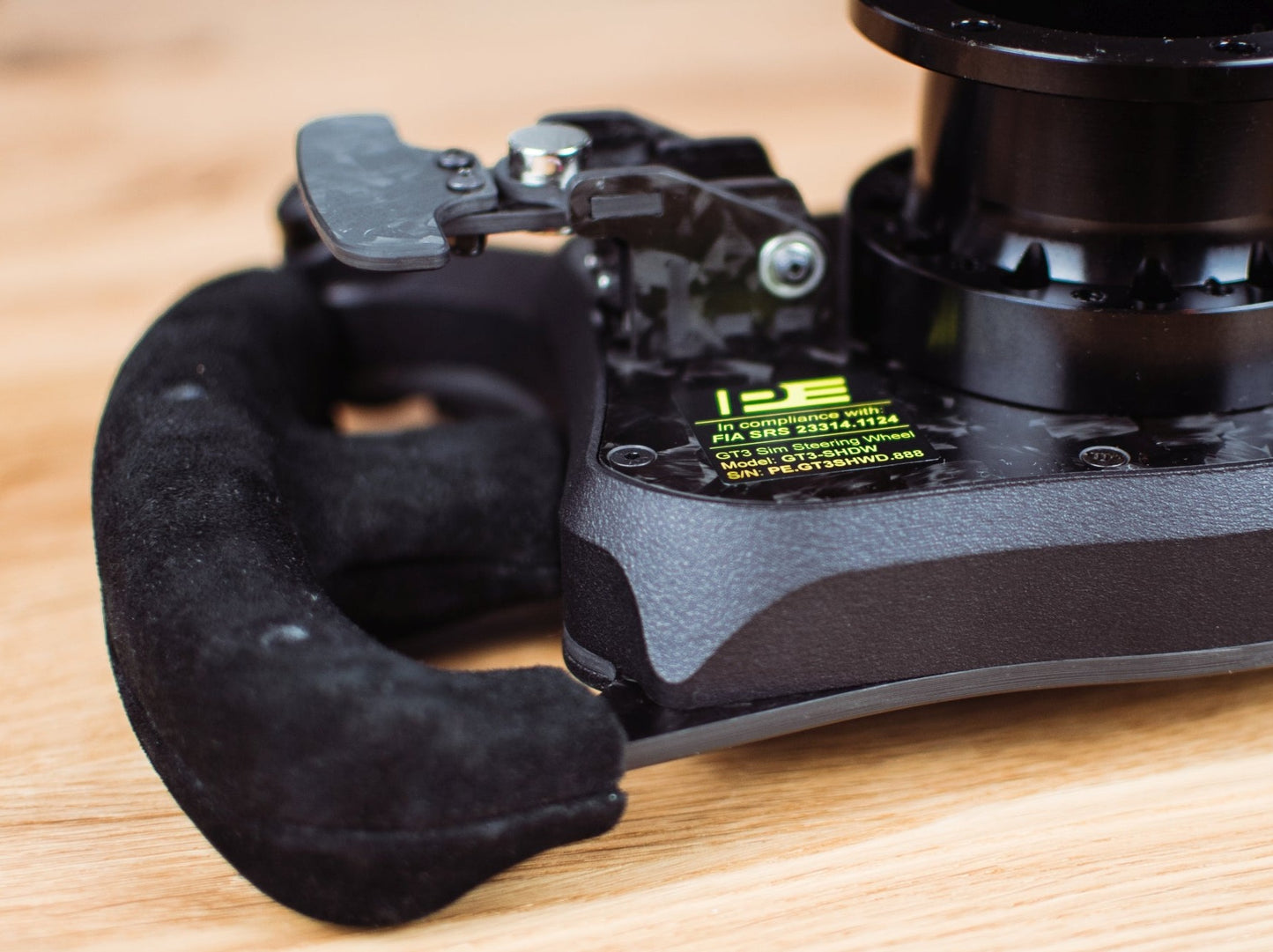 GT3 SHADOW DIY sim racing steering wheel details