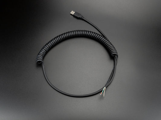 Coiled USB Cable