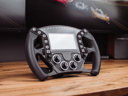 HYP-R DIY Hypercar sim racing steering wheel turned off