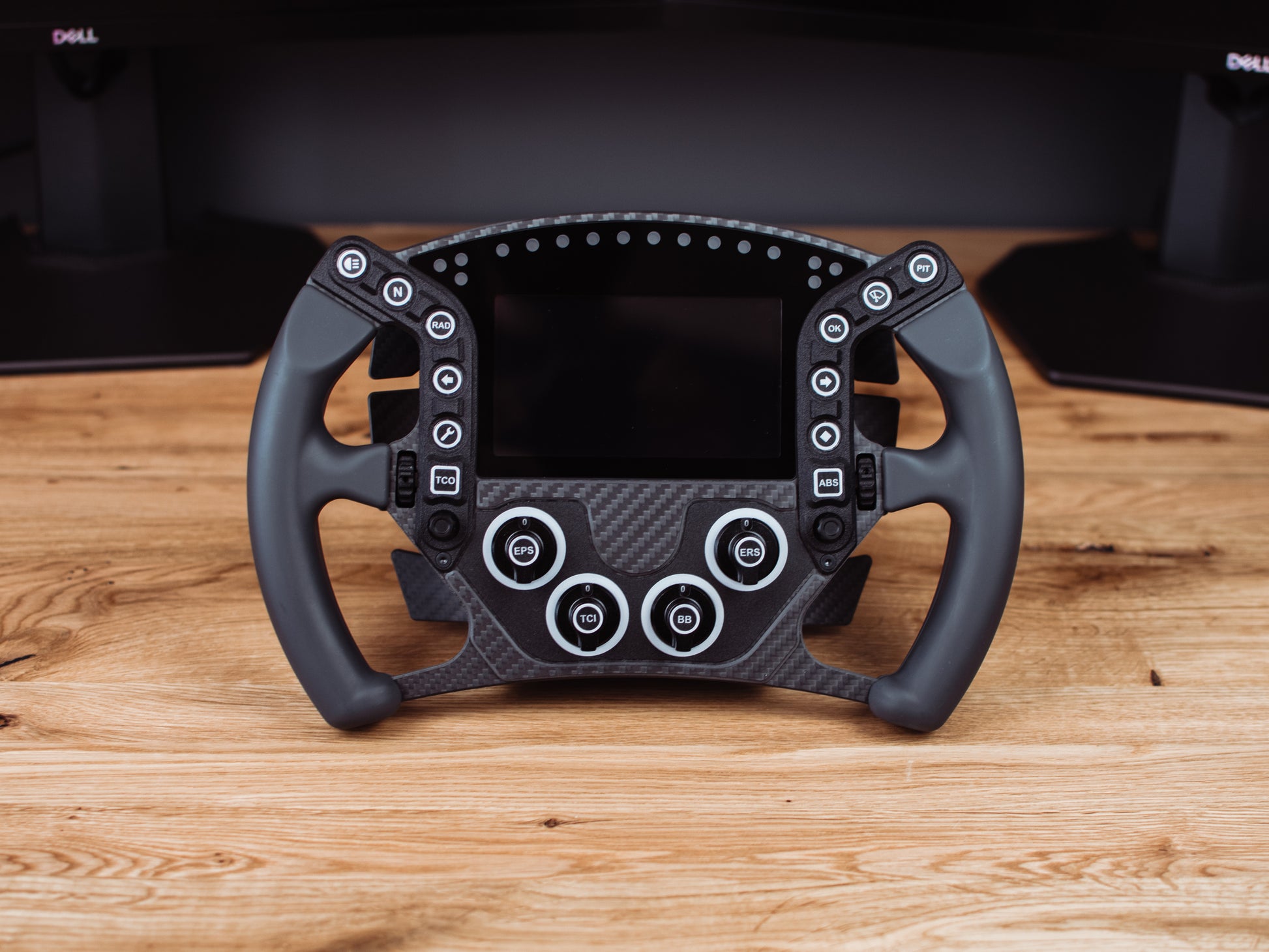 HYP-R DIY Hypercar sim racing steering wheel front