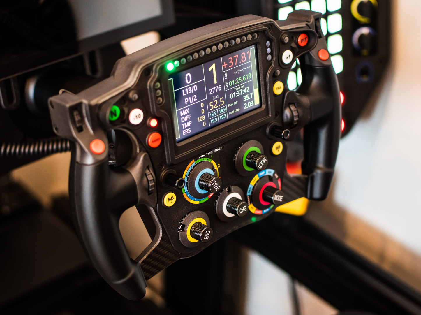 Pokornyi Engineering F1 PRO DIY steering wheel with VoCore display